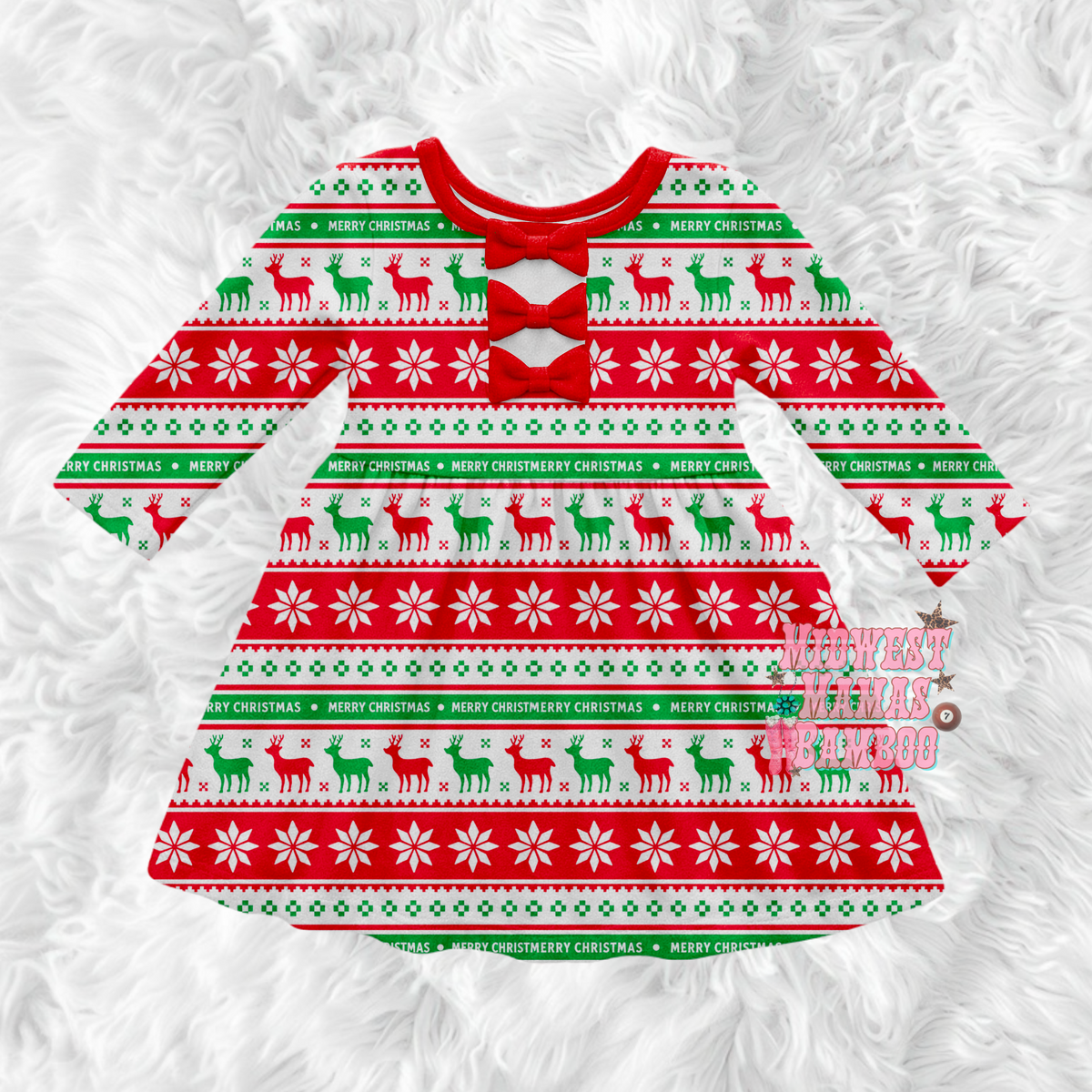 🎅🏼 BOW BACK DRESS 🎅🏼