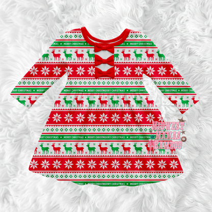 🎅🏼 BOW BACK DRESS 🎅🏼