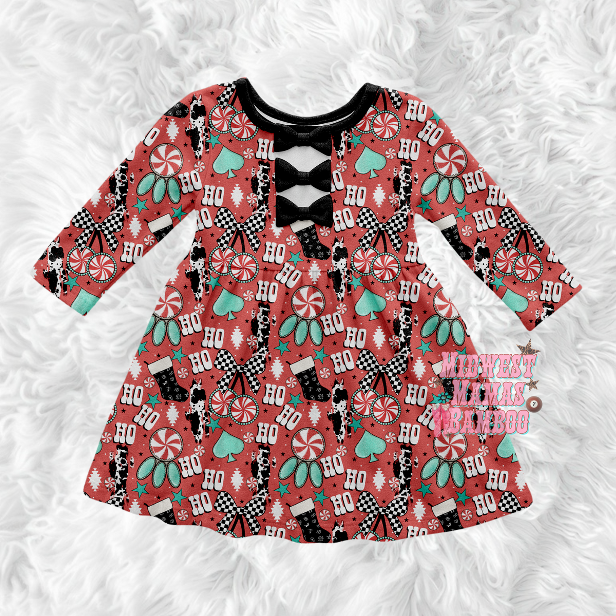 🎅🏼 BOW BACK DRESS 🎅🏼