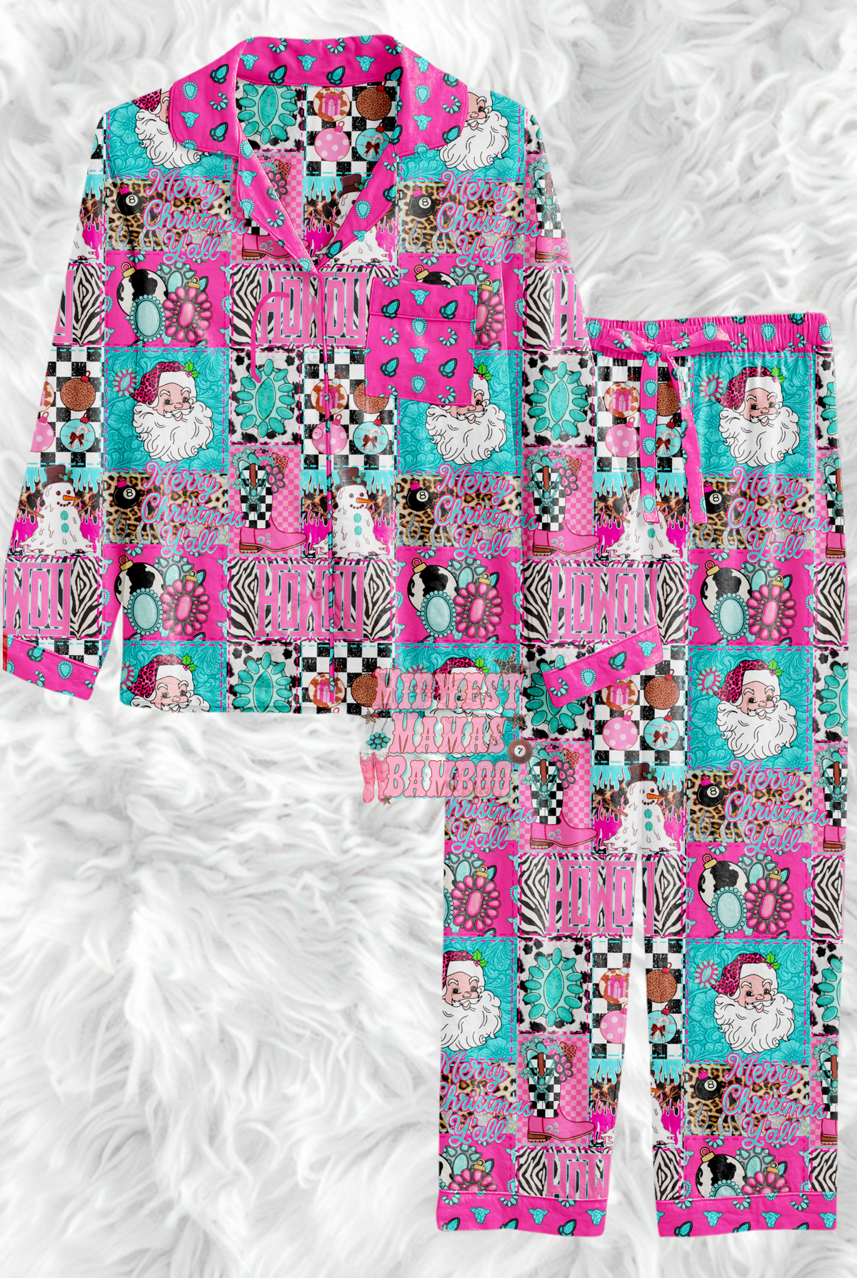 🎄 ADULT BUTTON SHIRT + PANTS 🎄