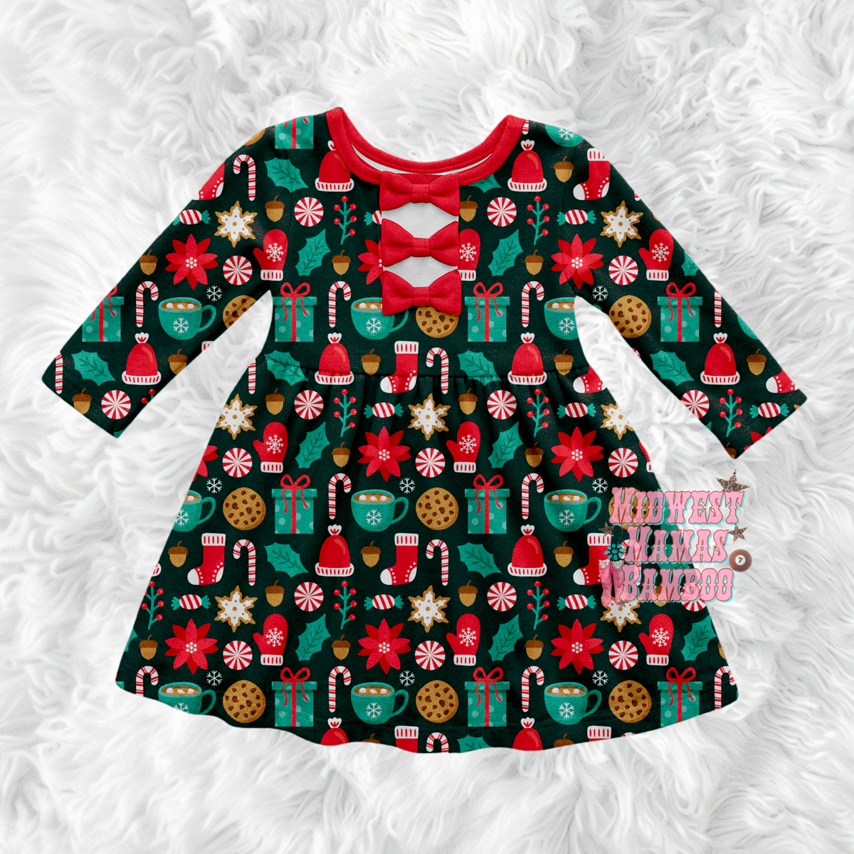 🎅🏼 BOW BACK DRESS 🎅🏼