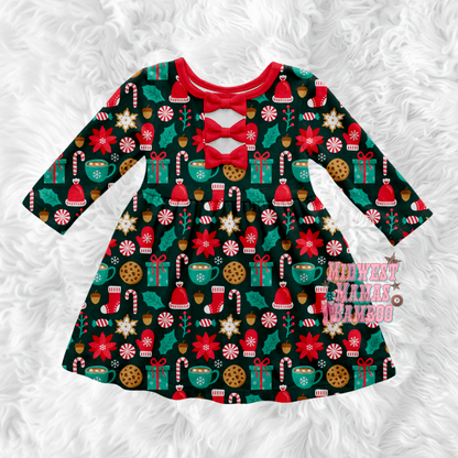🎅🏼 BOW BACK DRESS 🎅🏼