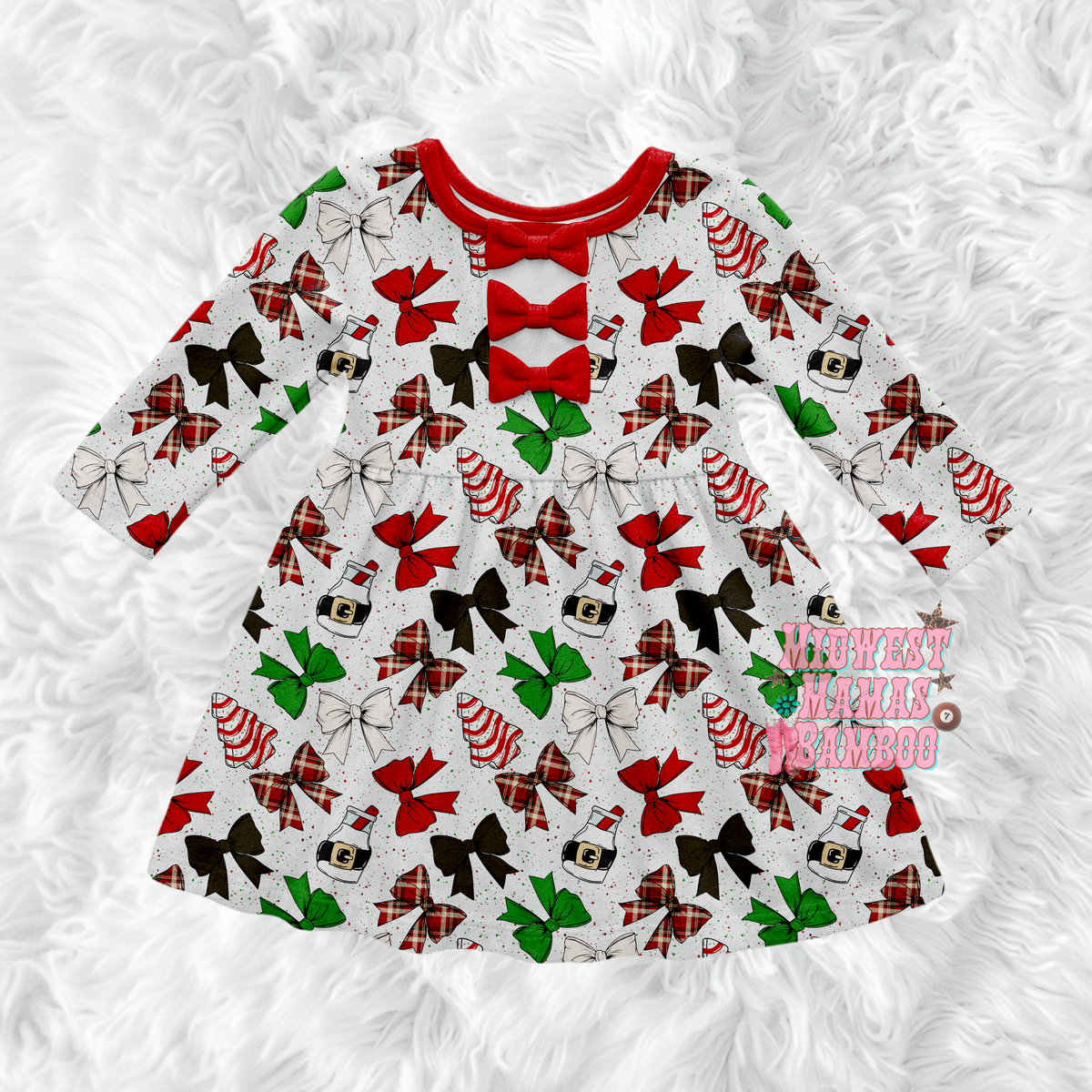 🎅🏼 BOW BACK DRESS 🎅🏼