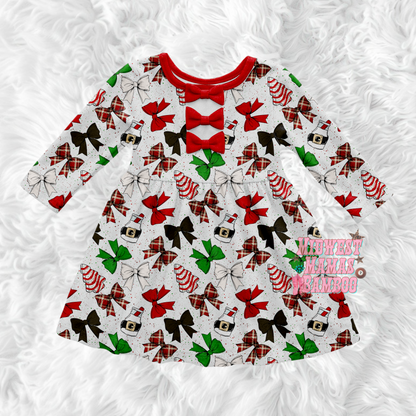 🎅🏼 BOW BACK DRESS 🎅🏼