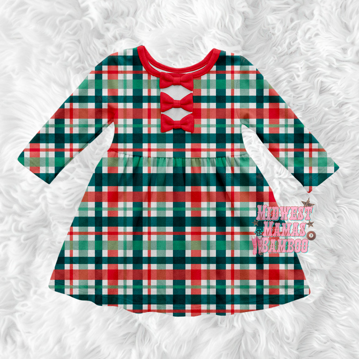🎅🏼 BOW BACK DRESS 🎅🏼
