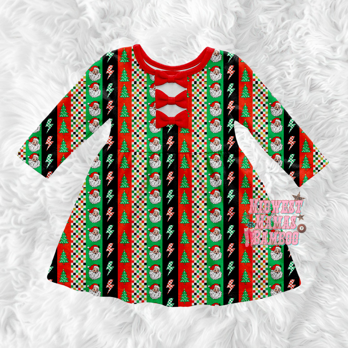 🎅🏼 BOW BACK DRESS 🎅🏼