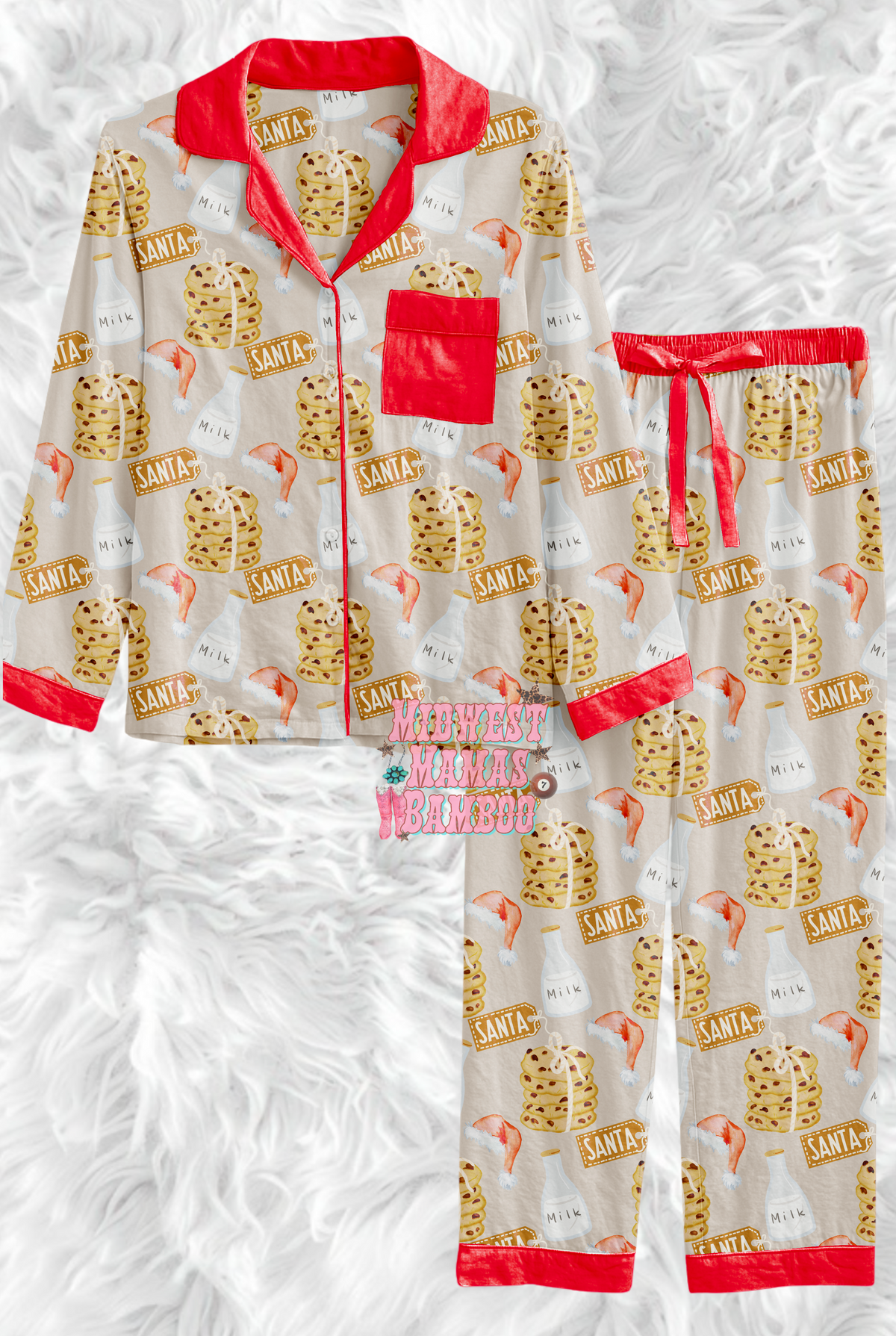 🎄 ADULT BUTTON SHIRT + PANTS 🎄
