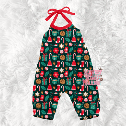 🎄 HALTER ROMPER 🎄