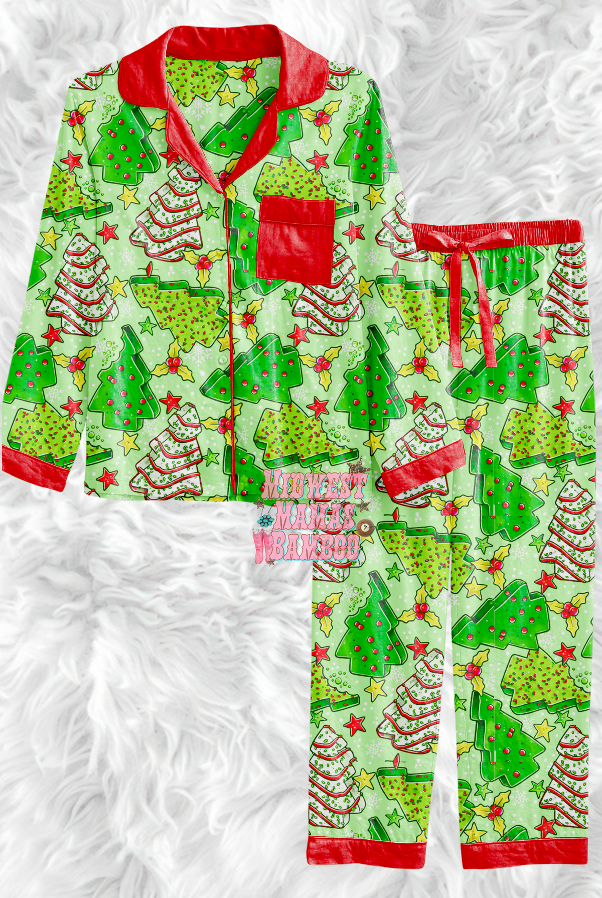 🎄 ADULT BUTTON SHIRT + PANTS 🎄