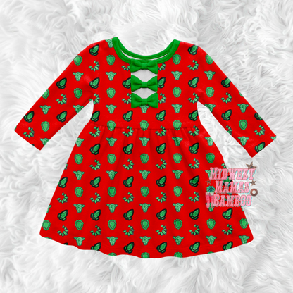 🎅🏼 BOW BACK DRESS 🎅🏼