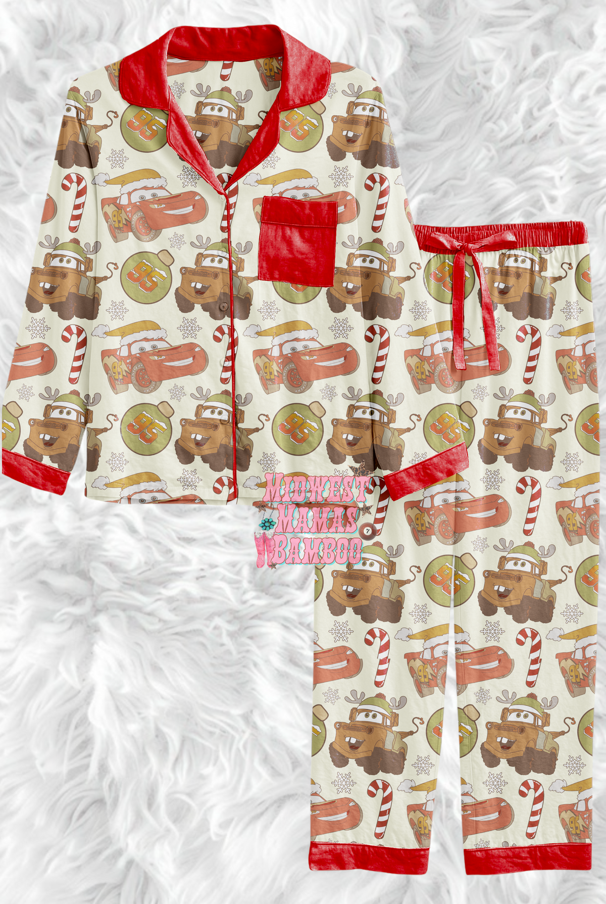 🎄 ADULT BUTTON SHIRT + PANTS 🎄