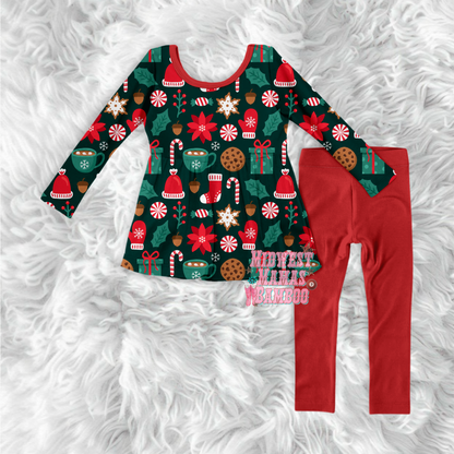 🎄 PEPLUM LEGGING SETS 🎄