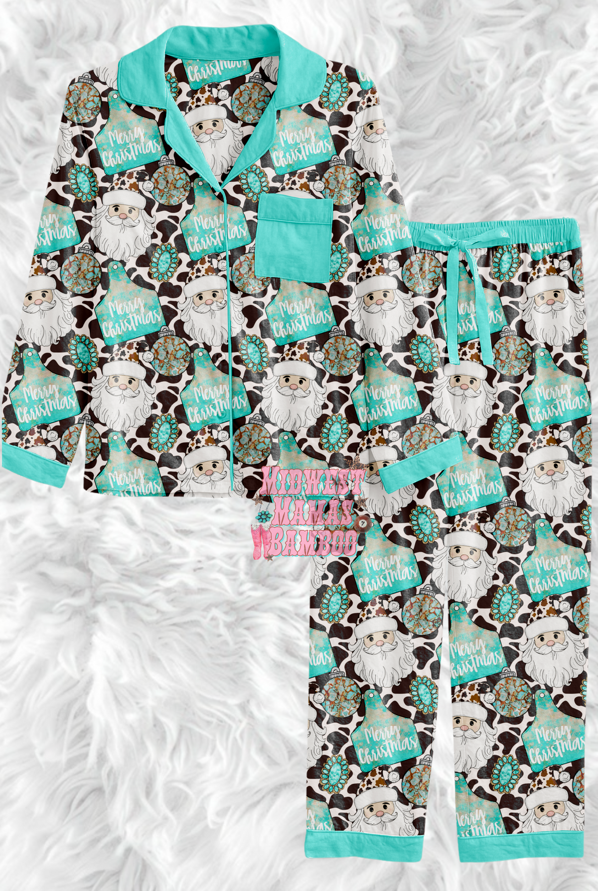 🎄 ADULT BUTTON SHIRT + PANTS 🎄