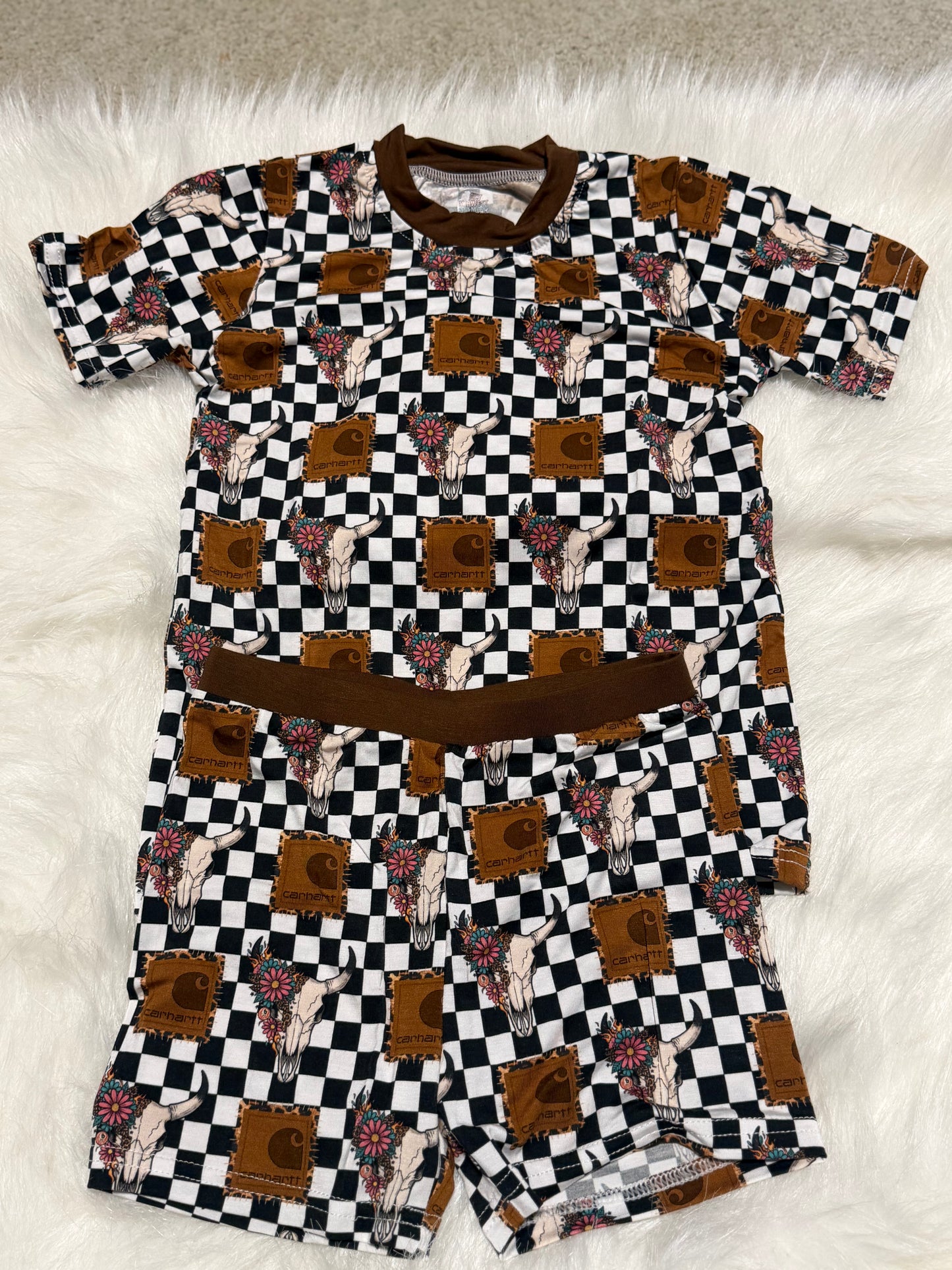 RTS Cow Head Tee + Shorts