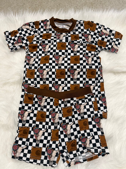 RTS Cow Head Tee + Shorts