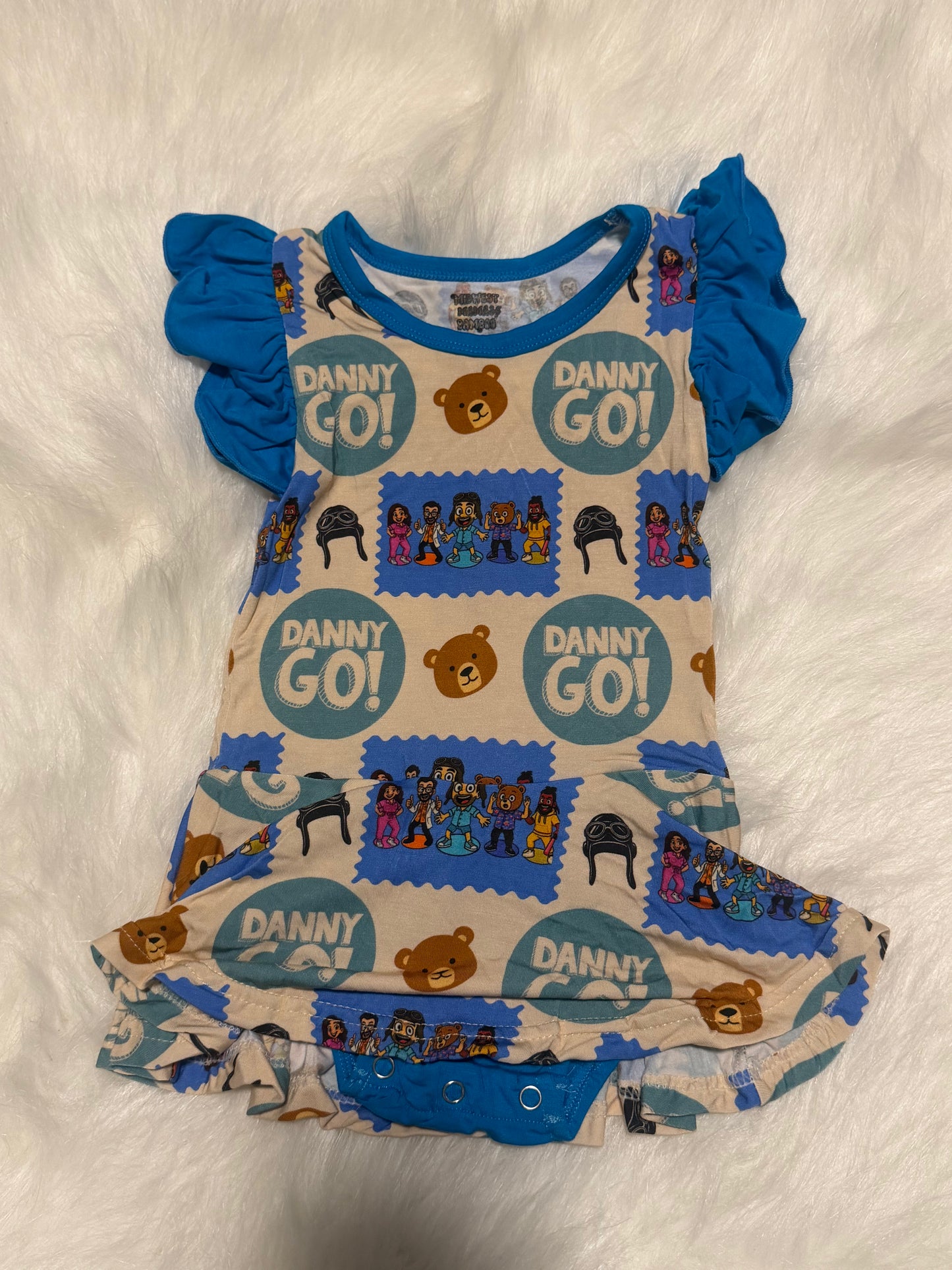 RTS Danny Go Go Petal Romper
