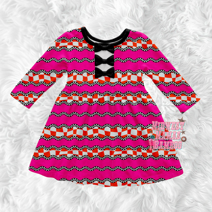 ELEMENTS BOW BACK DRESS