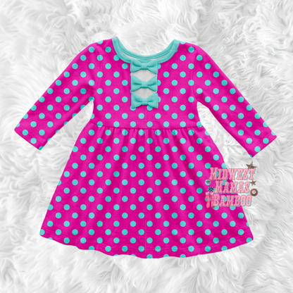 ELEMENTS BOW BACK DRESS