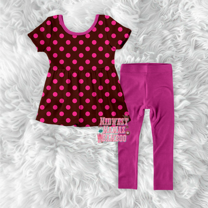 ELEMENTS PEPLUM + LEGGINGS SETS