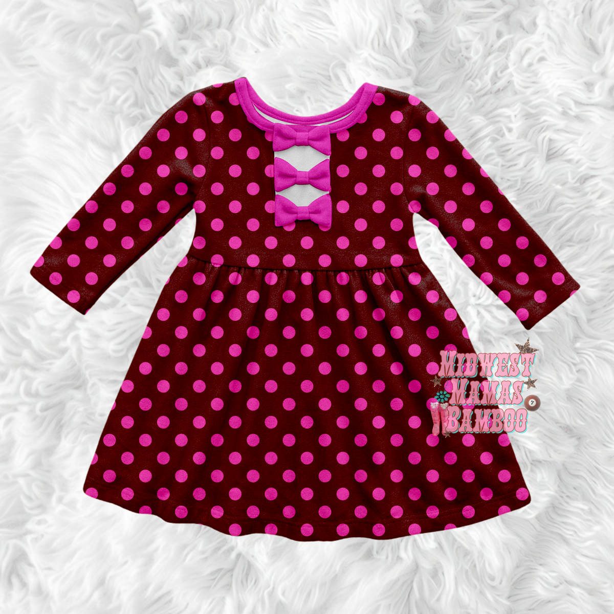 ELEMENTS BOW BACK DRESS