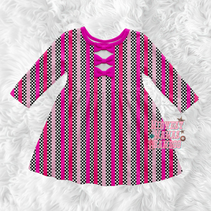 ELEMENTS BOW BACK DRESS