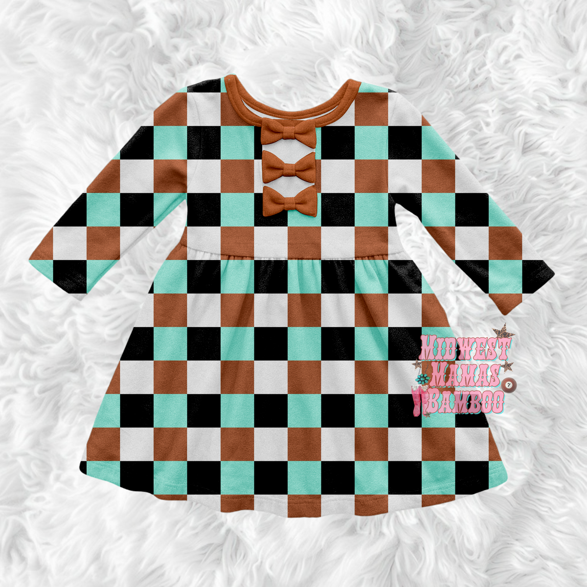 ELEMENTS BOW BACK DRESS
