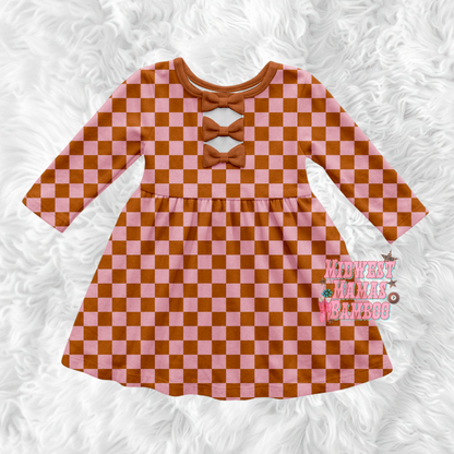 ELEMENTS BOW BACK DRESS