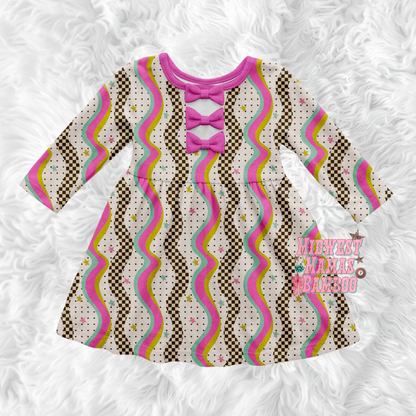 ELEMENTS BOW BACK DRESS